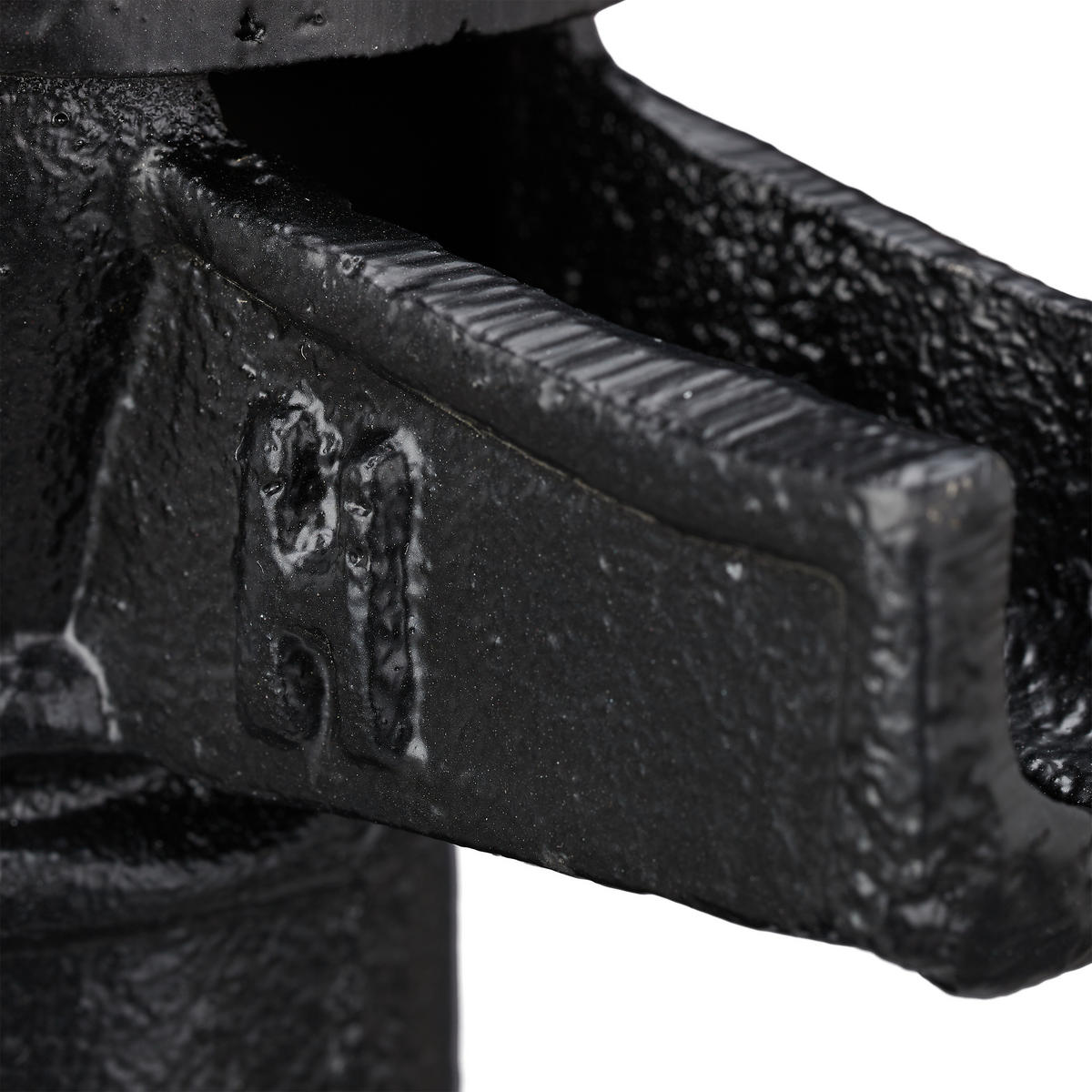 ČERPADLO Deco - černá, kov (10.5/13.5/22.5cm) - Relaxdays