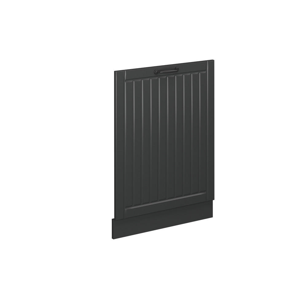 DISKMASKINENS FRONTPANEL Fame-Line M&ouml;rkgr&aring; 60 cm utan b&auml;nkskiva M&ouml;rkgr&aring;, Antracit 81.8/60/1.6 cm