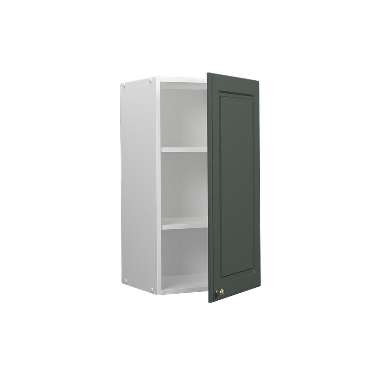 HÄNGESCHRANK Fame-Line Grün-Gold Landhaus 40 cm - Weiß/Grün, Holzwerkstoff (40/72/34.1cm) - Vicco