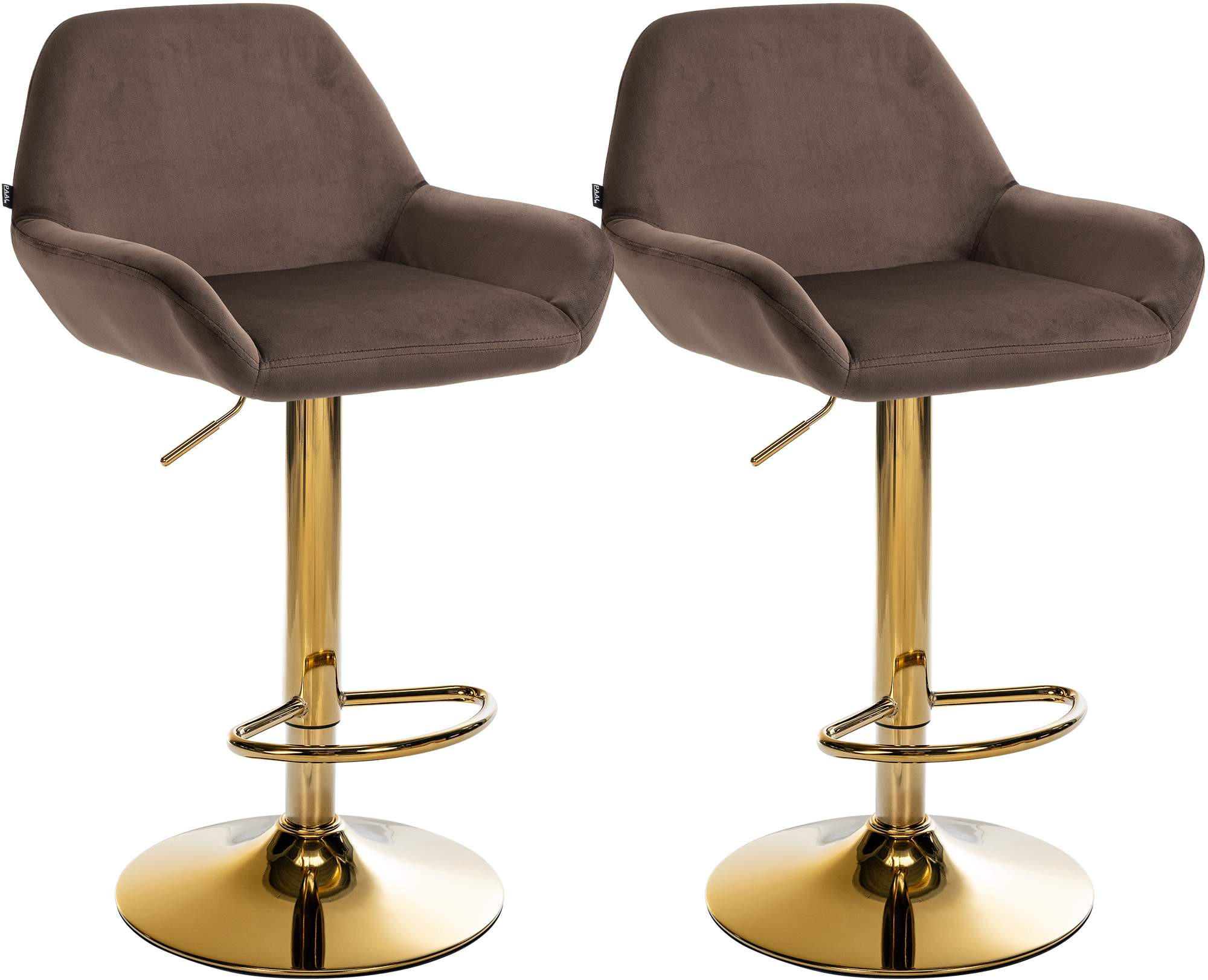 Deluke Barhocker Braun 51x89x52 cm