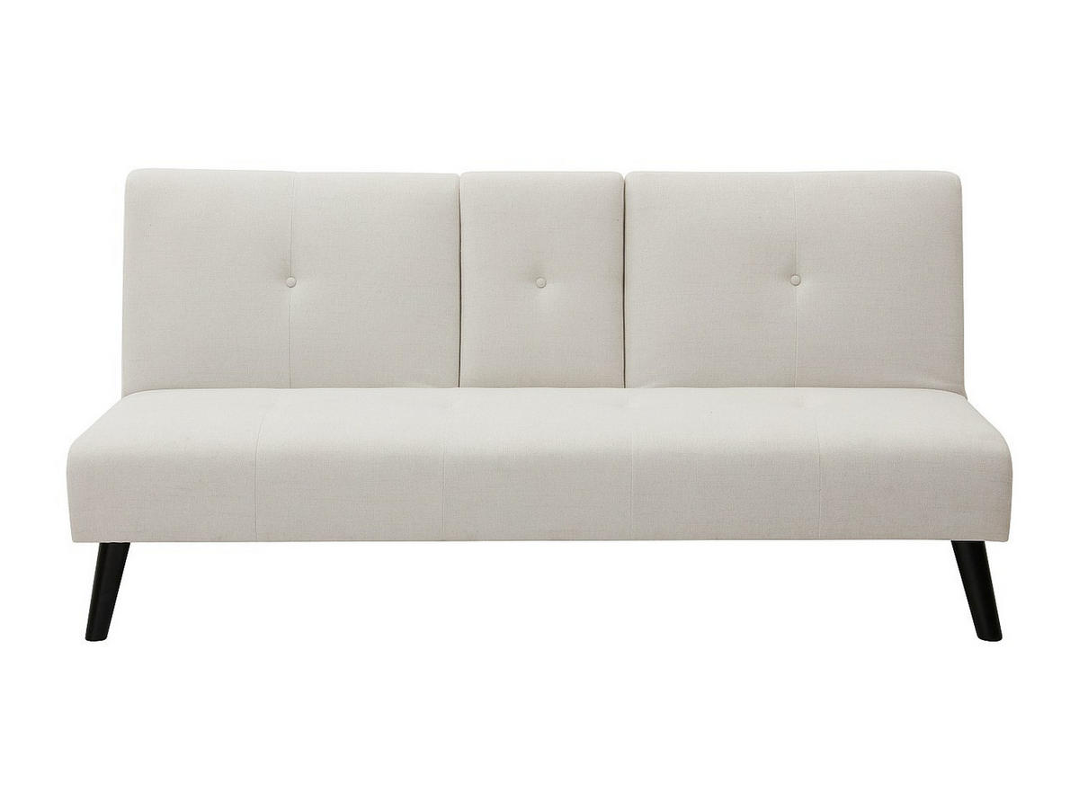 3-SITZER-SCHLAFSOFA Clic-Clac - Stoff - Beige - mit Ablage CLOSIPA - Beige, Textil (182/85/91cm) - Vente-Unique
