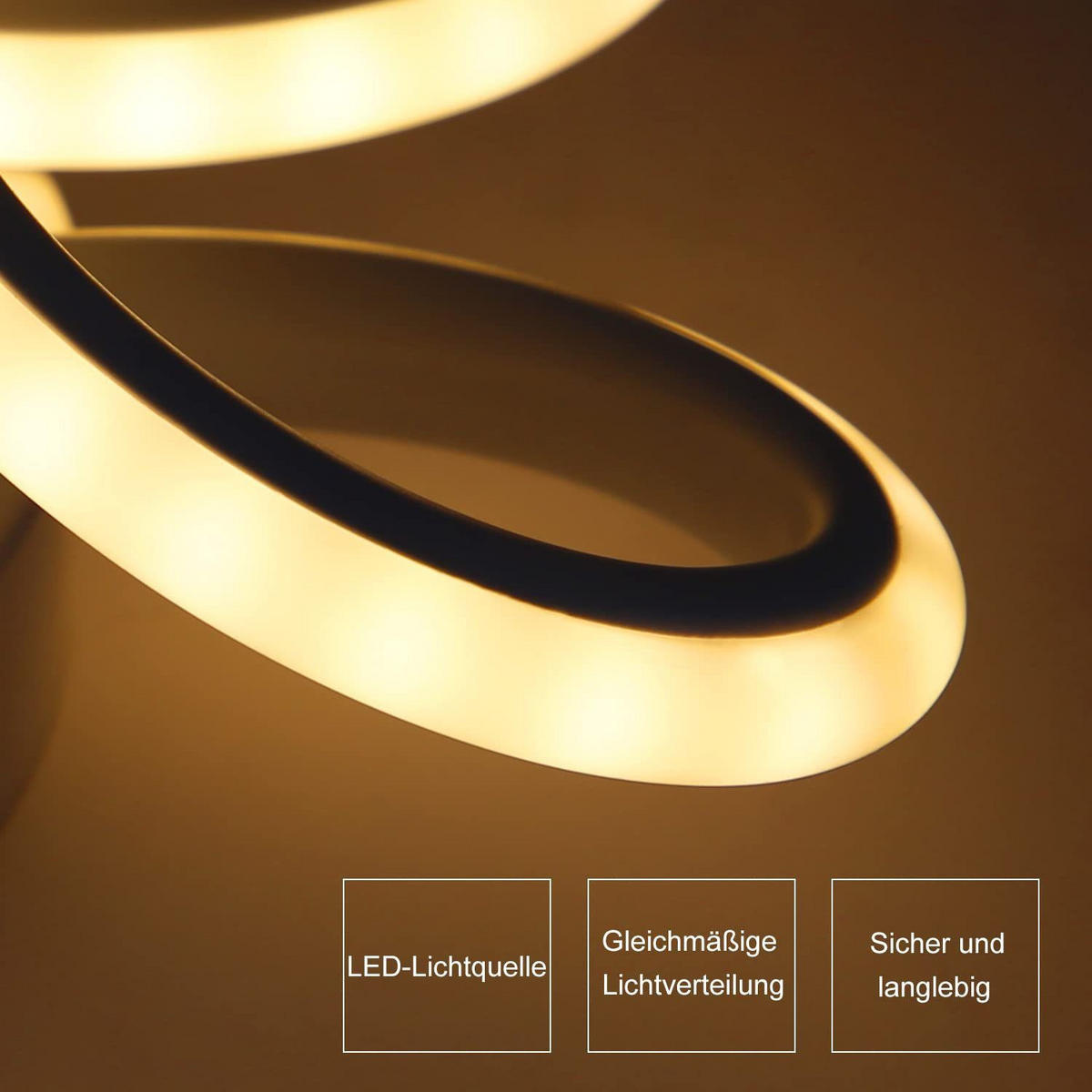 LED-DECKENLEUCHTE Naxis 27/27/9 cm - Schwarz, Metall (27/27/9cm) - Nettlife