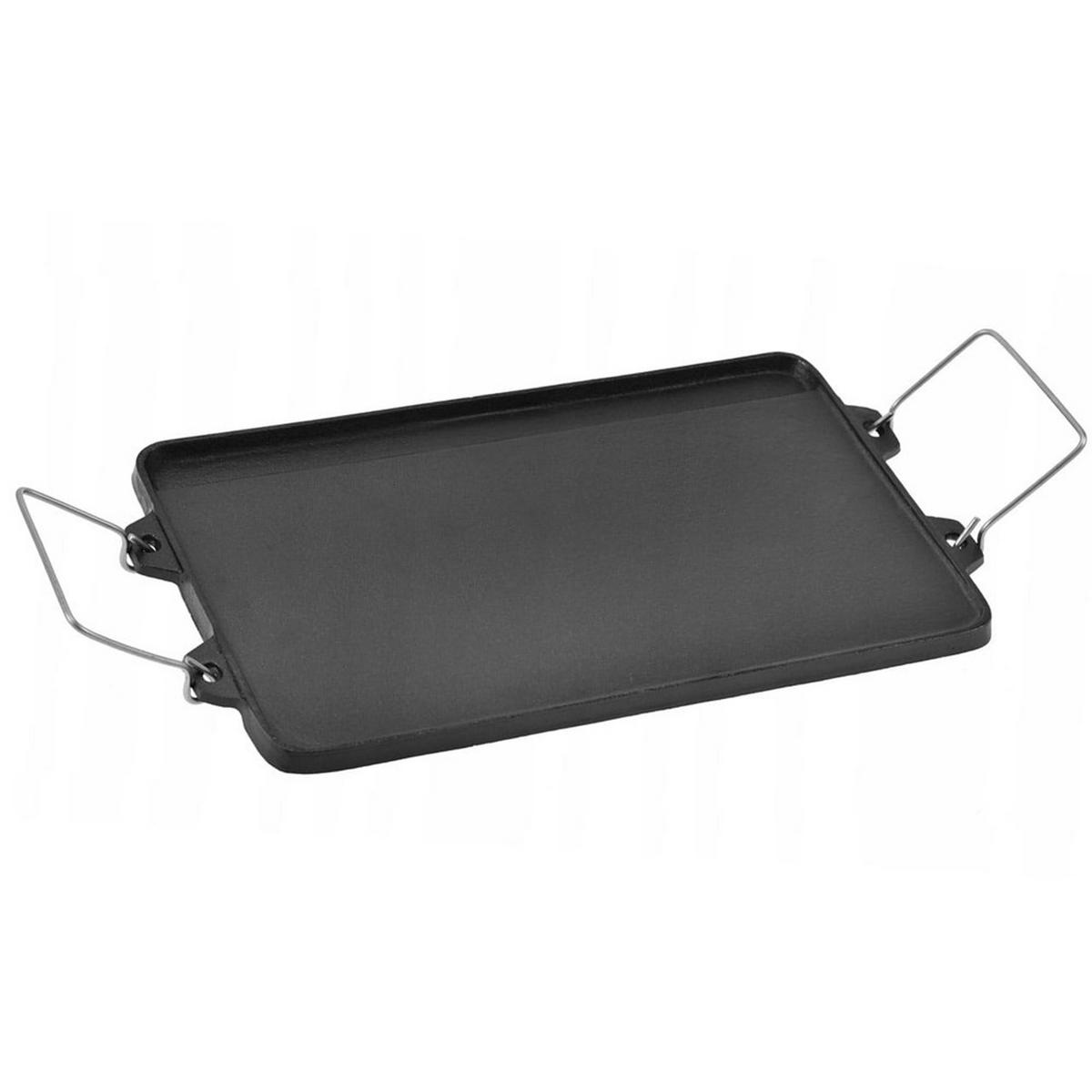 GRILLPFANNE Graphit 44/24/2 cm KS2643 - Graphitfarben, Metall (44cm) - Krisberg 