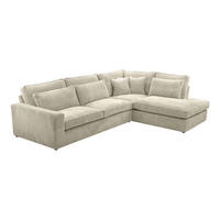ECKSOFA CAMBO Ohne Schlaffunktion, Creme - Creme, Textil (314/224cm) - Fedve