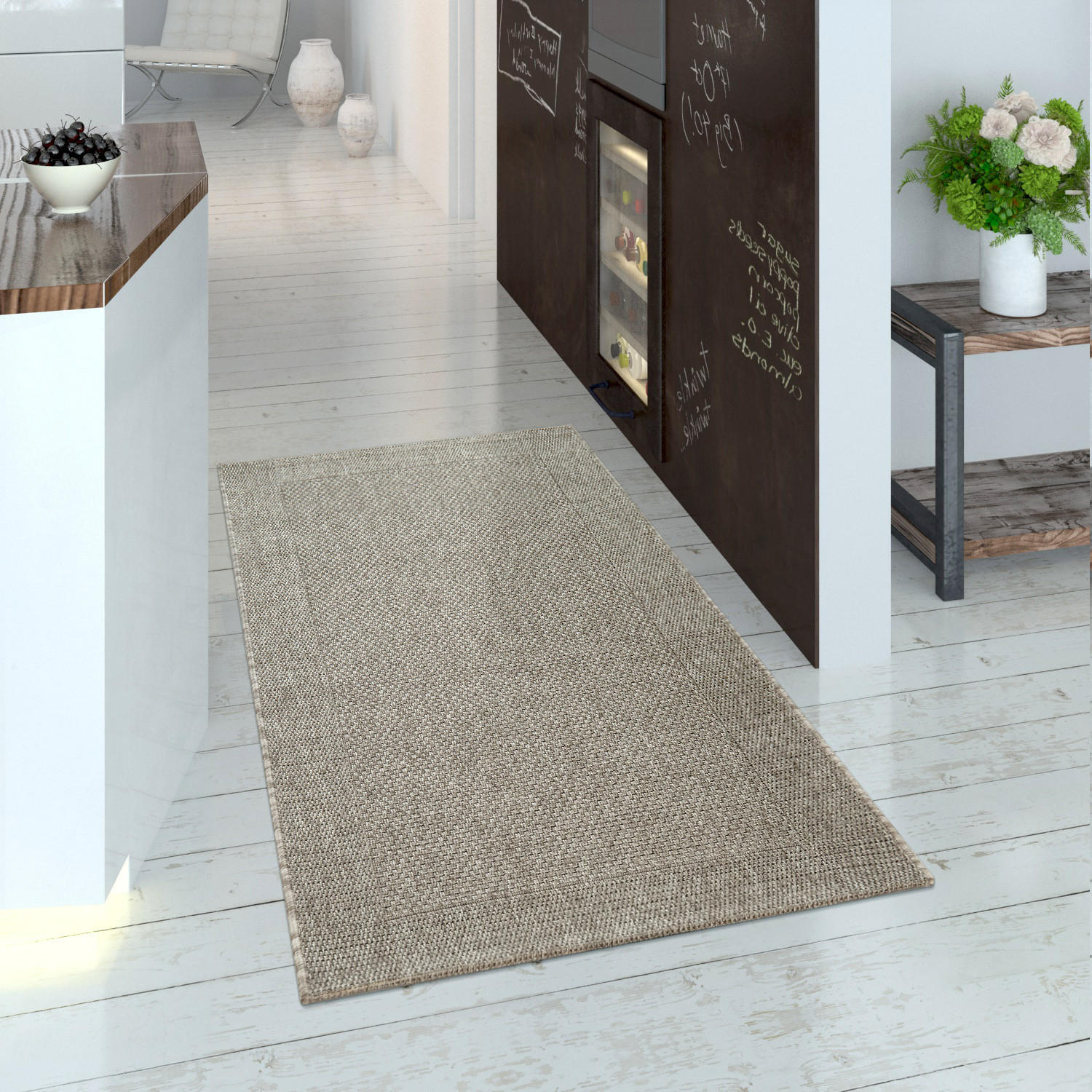 OUTDOORTEPPICH 80/150 cm Waregem 621 - Grau, Textil (80/150cm) - Paco Home