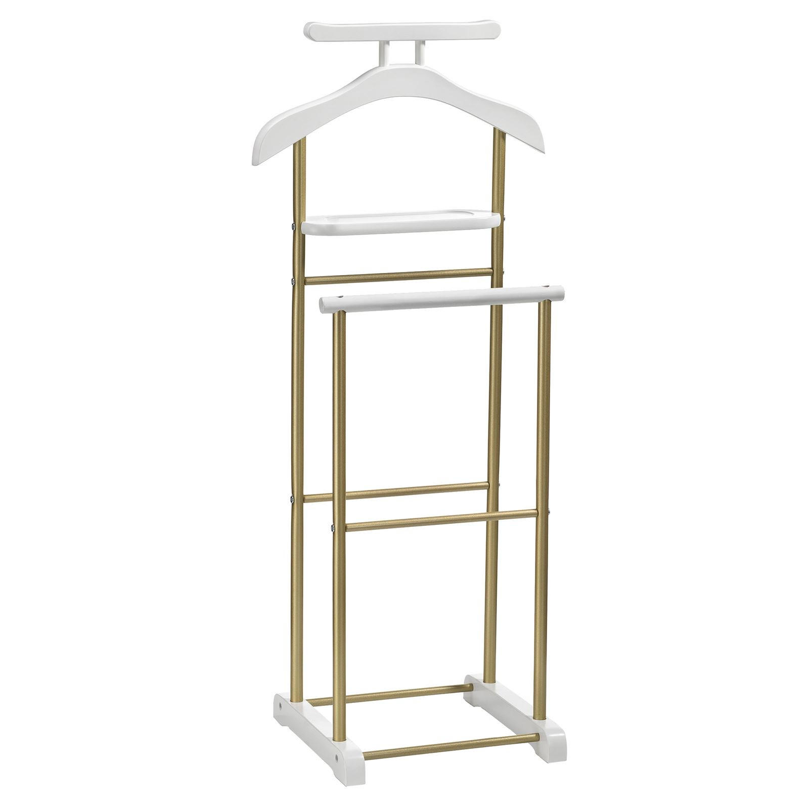 HERRENDIENER MEDINA - Goldfarben/Weiß, Metall (44/105/35cm) - CARO-Möbel