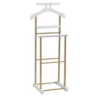 HERRENDIENER MEDINA - Goldfarben/Weiß, Metall (44/105/35cm) - CARO-Möbel