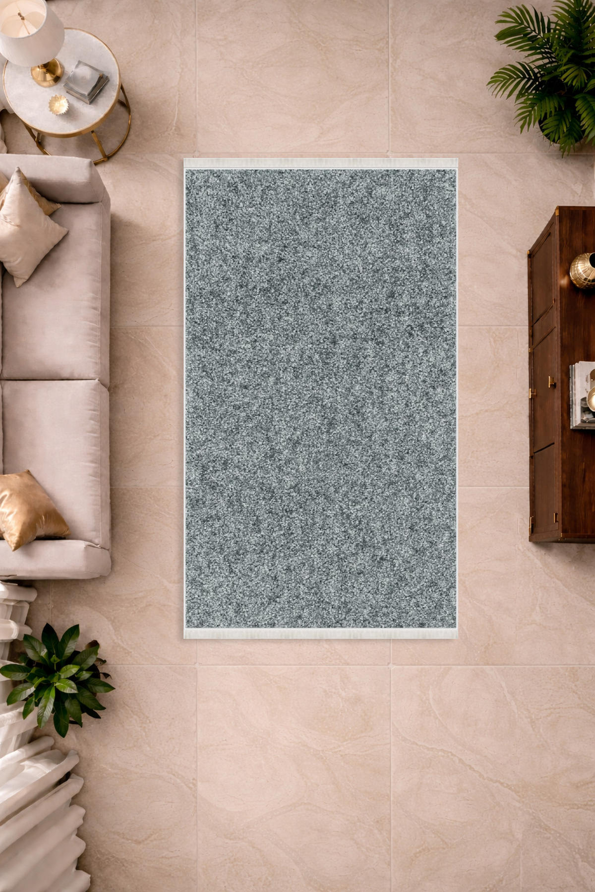 FLACHTEPPICH Wohnzimmer Läufer 80/150cm BLAU - Blaugrau, Textil (80/150cm) - ROLFNERS