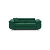 SOFA 2-SITZER MIT SCHLAFFUNKTION RIGATTO Dunkelgrün - Dunkelgrün, Textil (100/71/209cm) - Mebligo