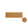 KOPFTEIL gepolstert NAPOLI Kunstleder 170x50x5 cm - Hellbraun - Moonia - Hellbraun, Holz (170/5/50cm)