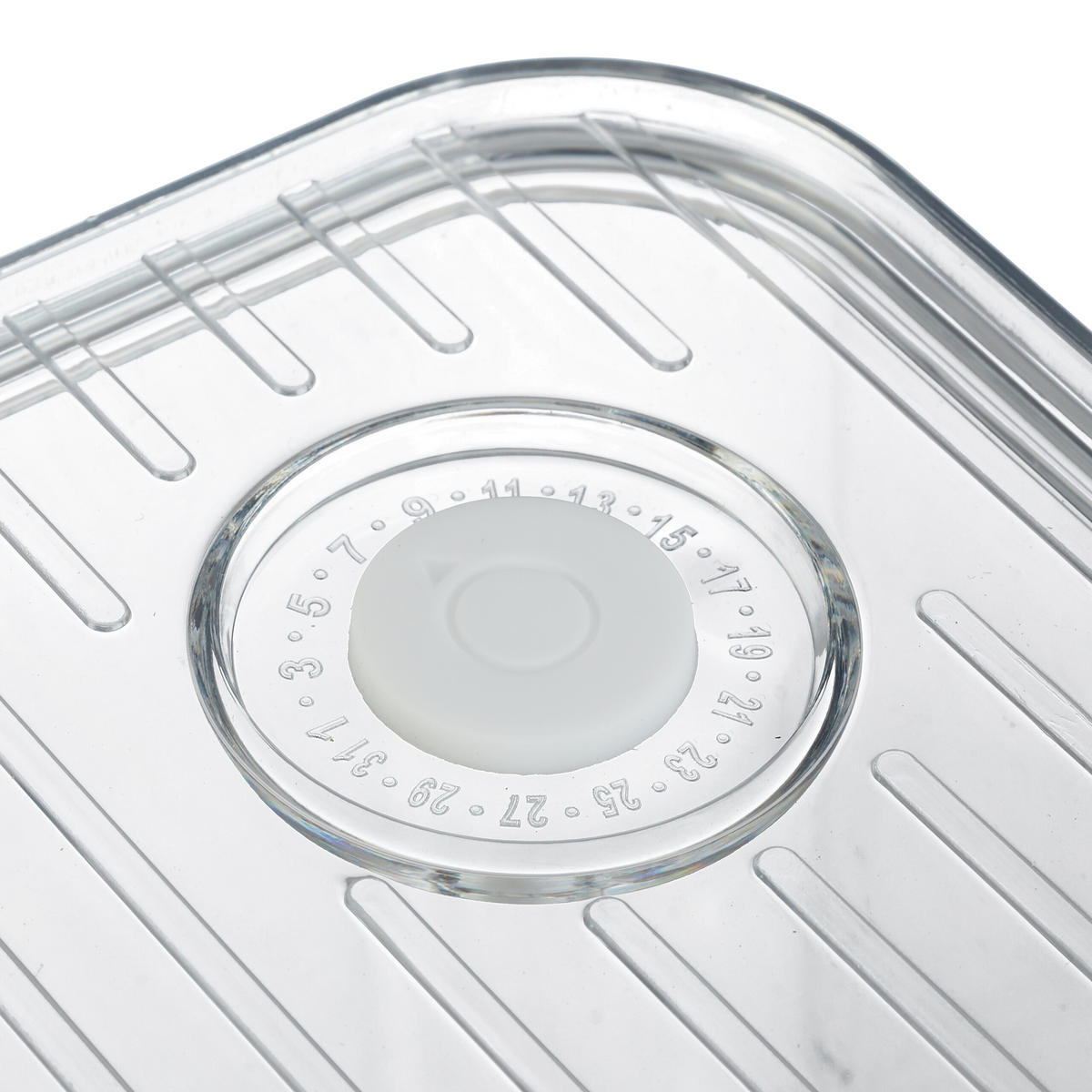 3XORGANIZÉR do lednice - průhledná, plast (21/10.5/33cm) - Relaxdays