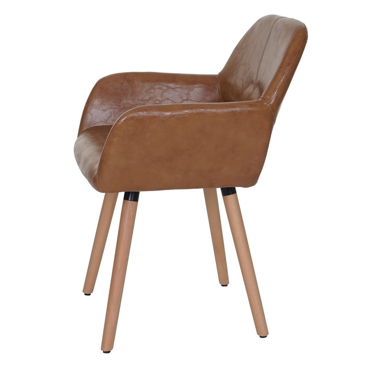 ESSZIMMERSTUHL Braun - Braun, Textil (56/78/57cm) - MCW