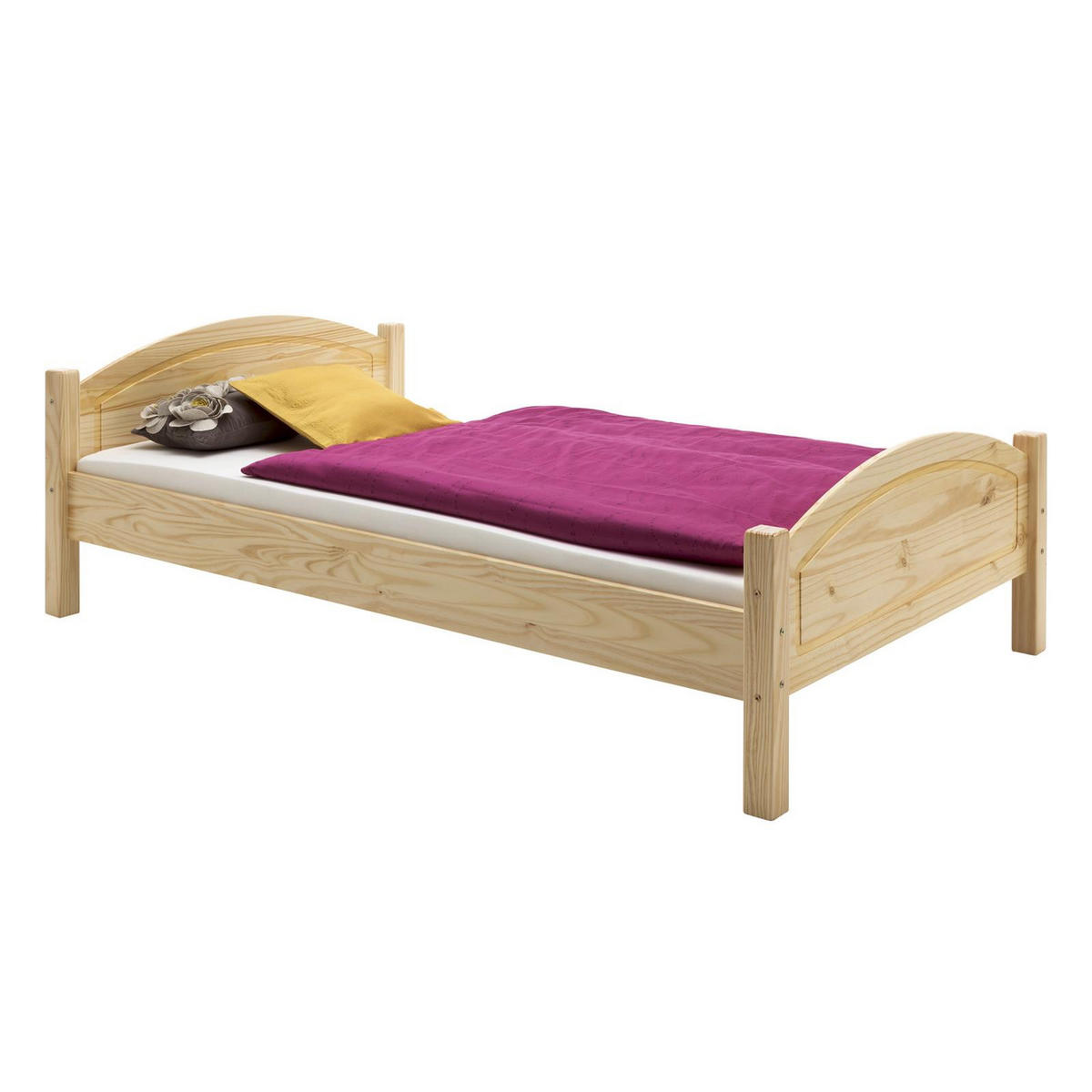 MASSIVHOLZBETT FLIMS 100X200 CM - Naturfarben, Holz (100/200cm) - IDIMEX