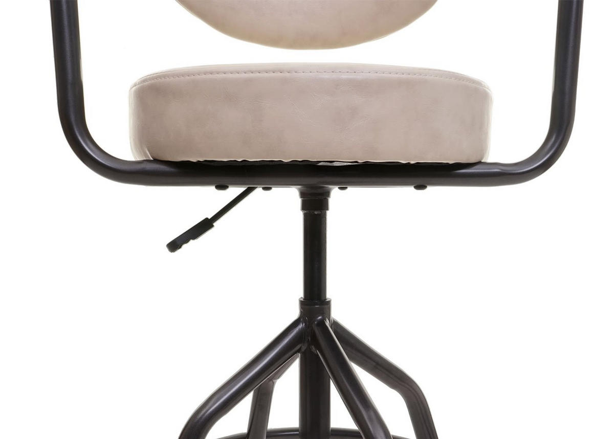 BARHOCKER H10F Beige - Beige, Textil (53/106/43cm) - MCW