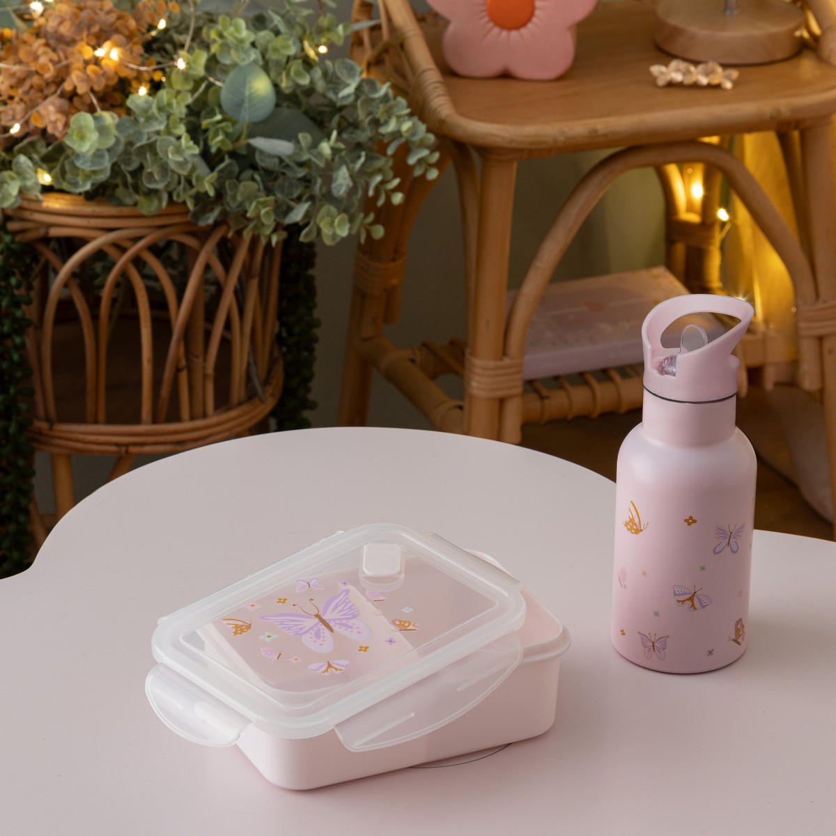 LUNCHBOX Cute 18,5/13/6,5 cm - Rosa, Kunststoff (13/6.5/18.5cm) - Atmosphera for kids
