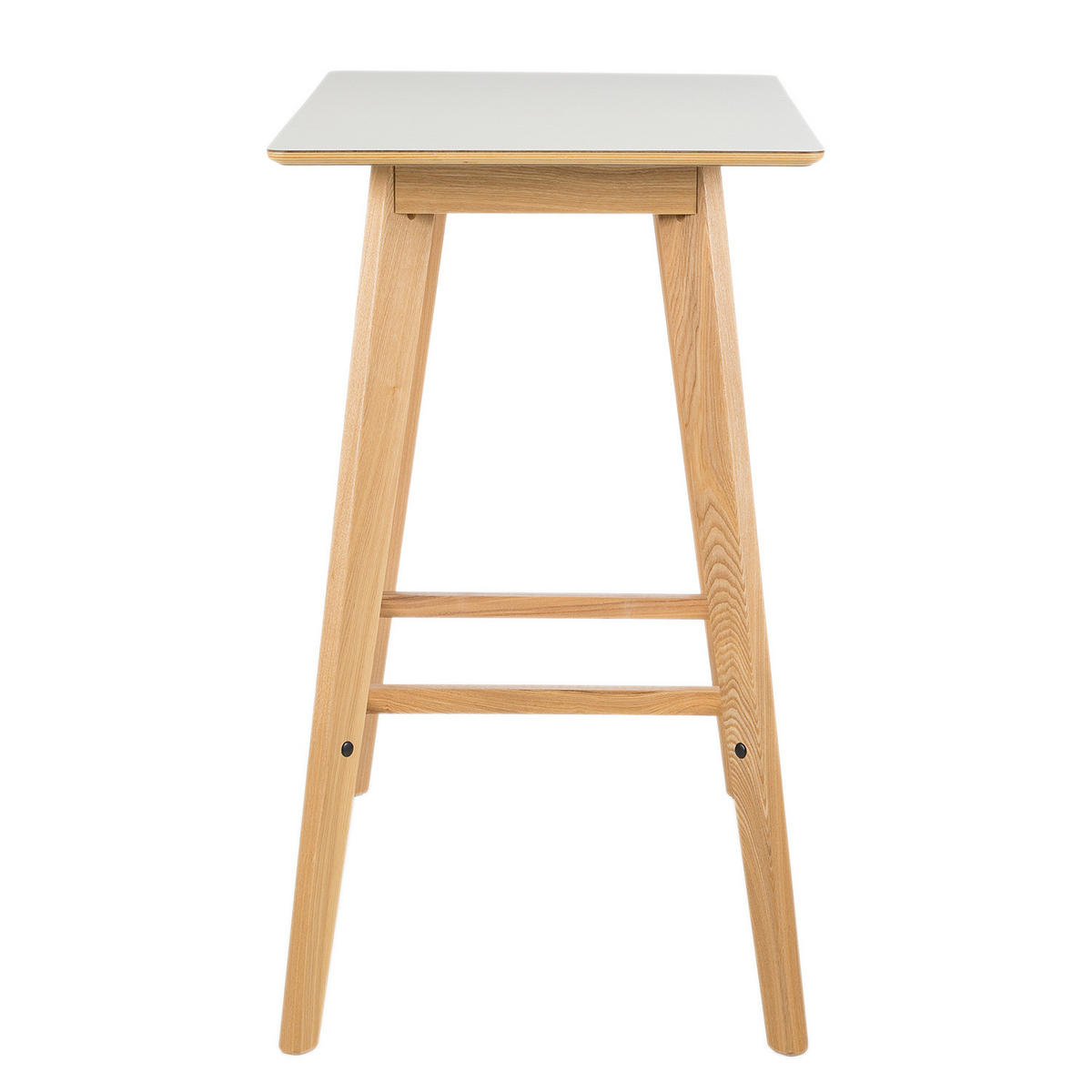 BARTISCH - HPL / Esche massiv - Weiß / Esche - Braun/Weiß, Holz/Holzwerkstoff (60/120/100cm) - home24