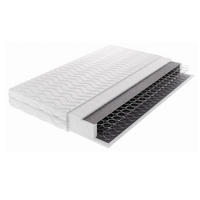 FEDERKERNMATRATZE MIRELLE 200x200, H3, Höhe ca.: 17 cm - Weiß, Textil (200/200cm) - MASSENO