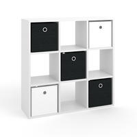 RAUMTEILER Hylda Weiß 82.8 x 82.8 cm - Weiß, Holzwerkstoff (82.8/82.8/26cm) - Vicco