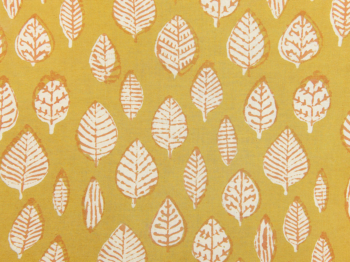 DEKOKISSEN 2er-Set Senfgelb 45/45 cm Ginnala - Dunkelgelb, Naturmaterialen/Textil (45/45cm) - Beliani