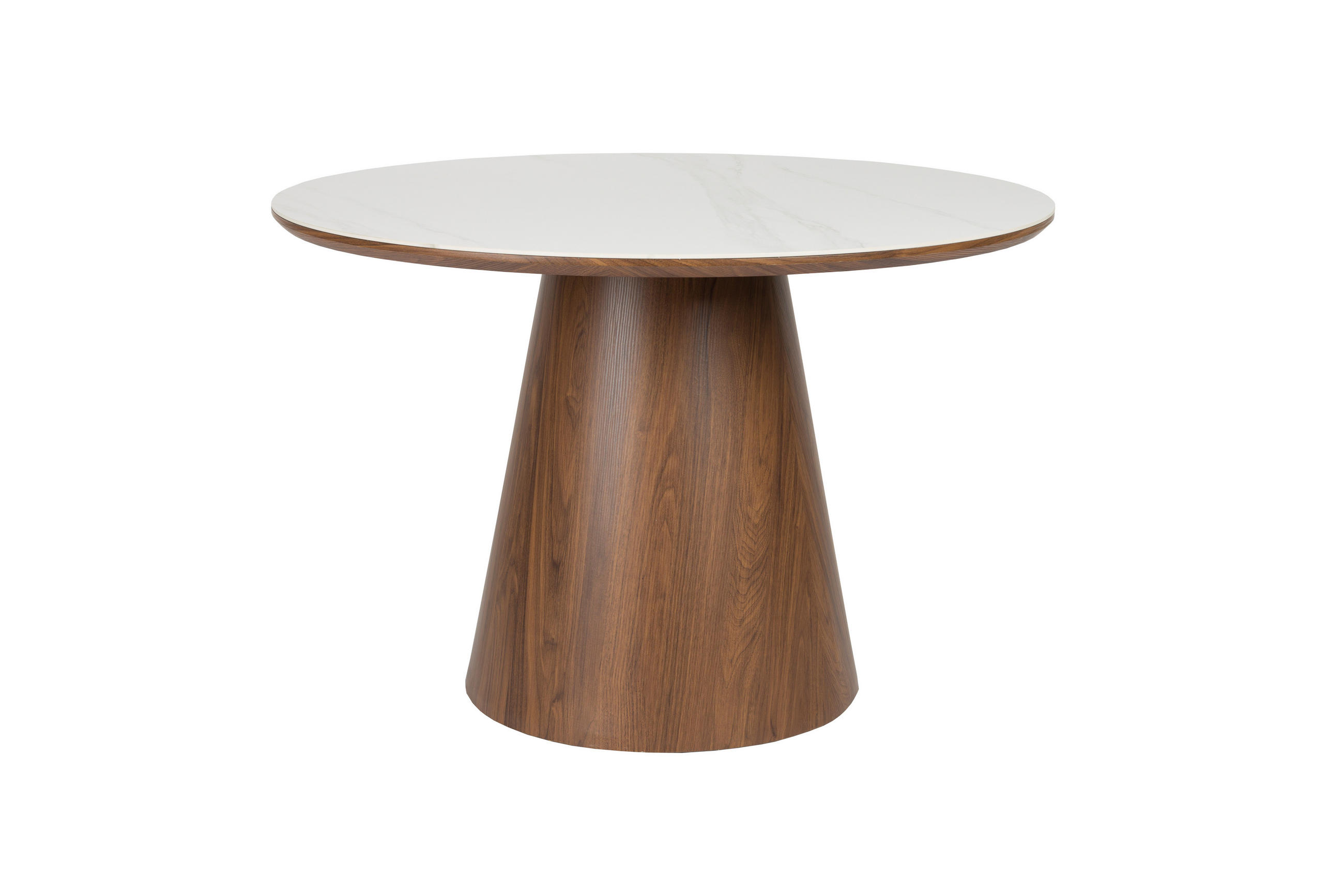 ESSTISCH Almira - Braun - 115/115/77 cm - Braun, Stein (115/115/77cm) - Novel