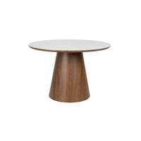 ESSTISCH Almira - Braun - 115/115/77 cm - Braun, Stein (115/115/77cm) - Novel
