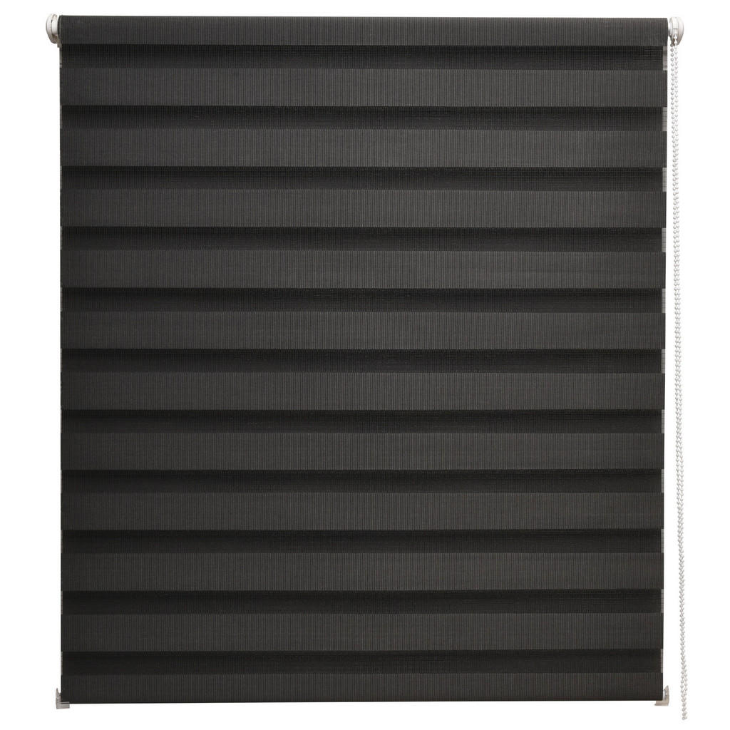 Thumbnail - Sol Royal Doppelrollo, Schwarz, Textil, Rechteckig, 130x150x150 cm, Wohntextilien, Rollos & Jalousien, Rollos, Doppelrol...