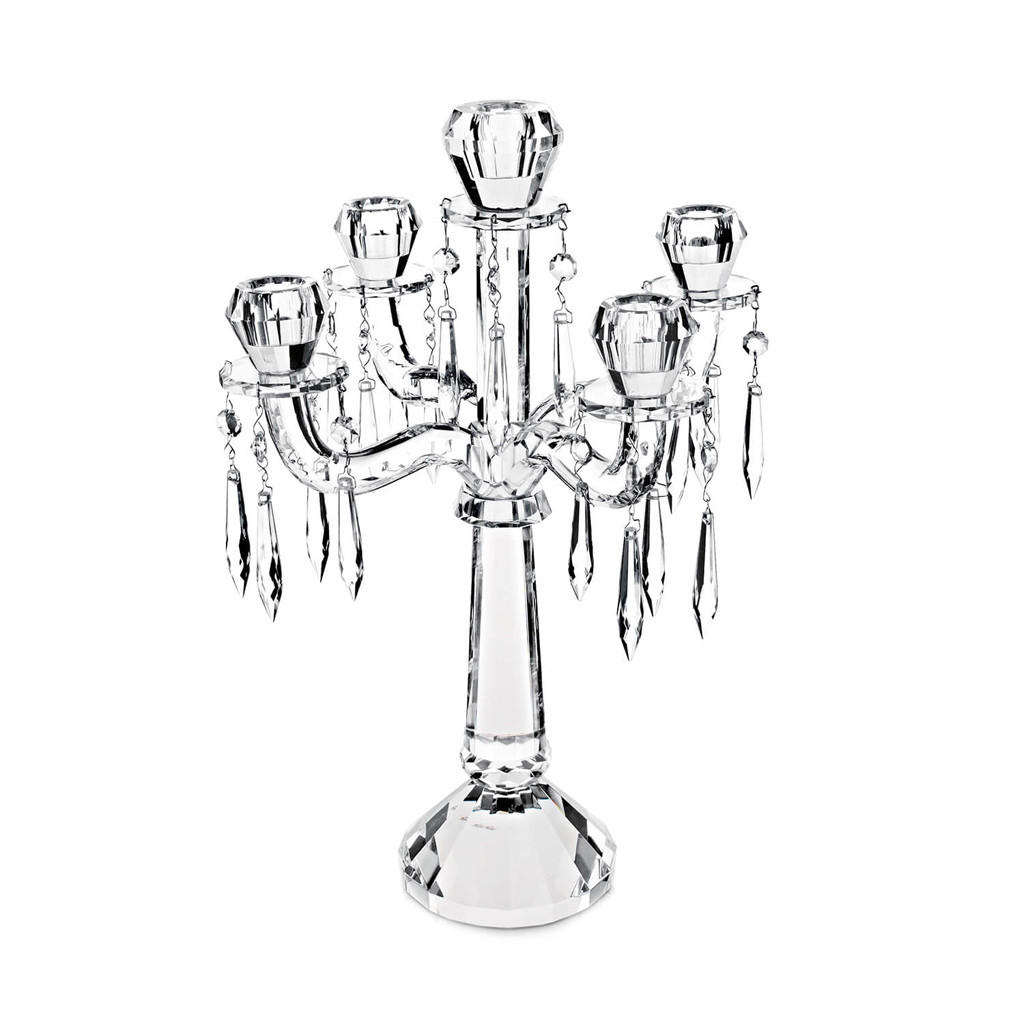 KERZENLEUCHTER 5-ARMIG Retro Accessories transparent 43 cm - Transparent, Glas (32/43/32cm) - Villeroy & Boch