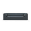 SOFA Ruby aus Cord blau 3 Sitzplätze - Blau, Textil (93/69/232cm) - Micadoni
