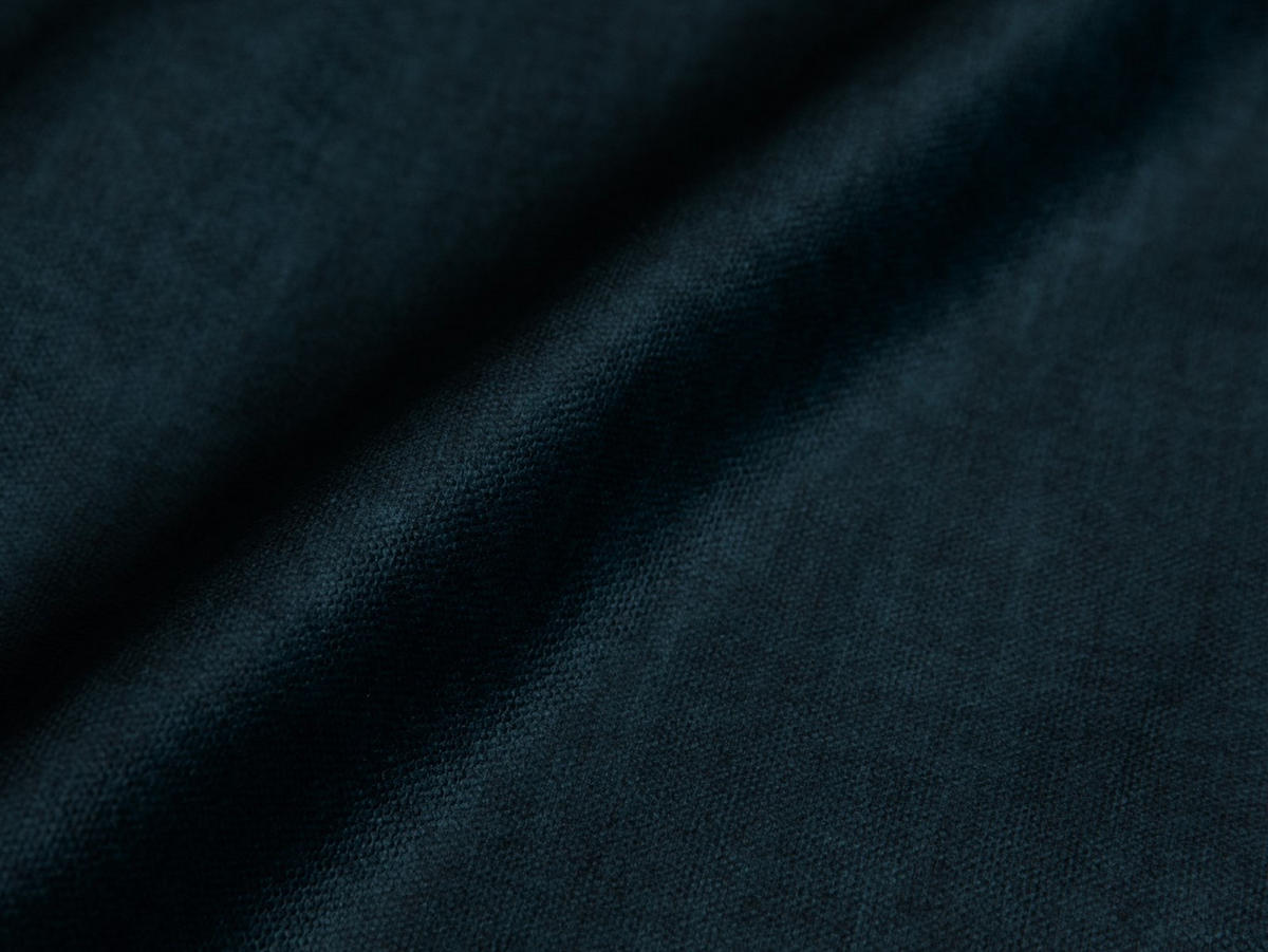 SOFA modular Martina aus Samt dunkel petrol 3 Sitzplätze - Petrol, Textil (240/75/106cm) - Micadoni