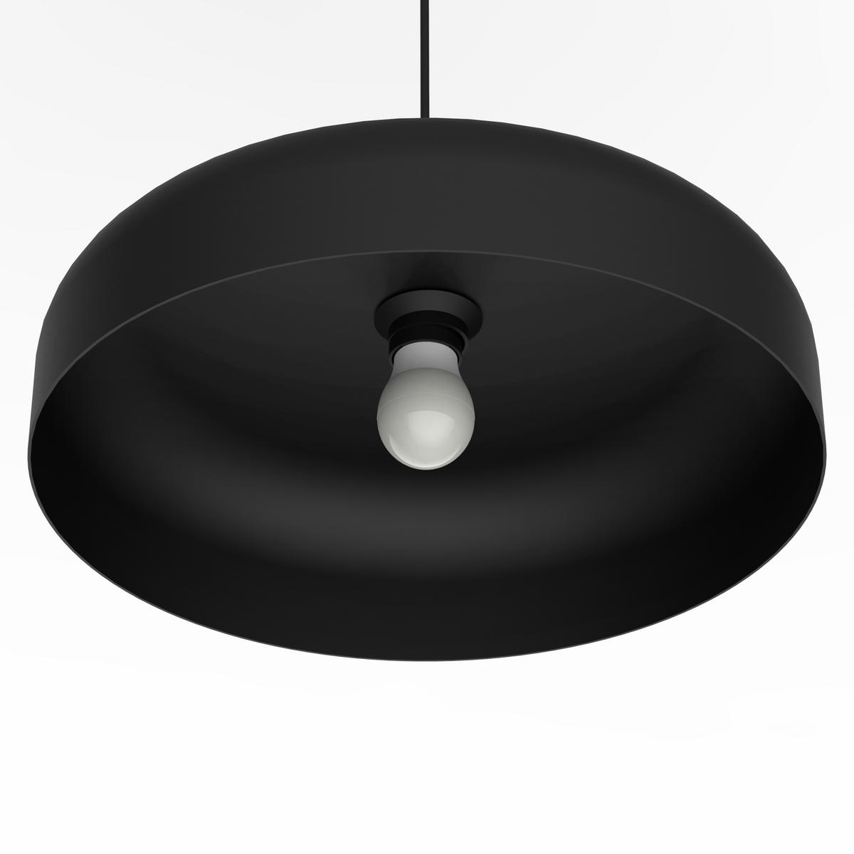 HÄNGELEUCHTE - Schwarz, Metall (40/40/10cm) - Lumicom