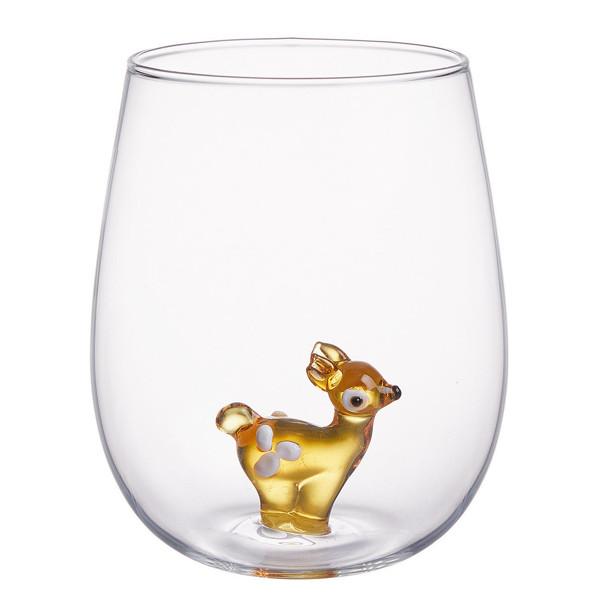 TRINKGLAS Merry & Joy Reh - Transparent, Glas (0.45L) - Butlers
