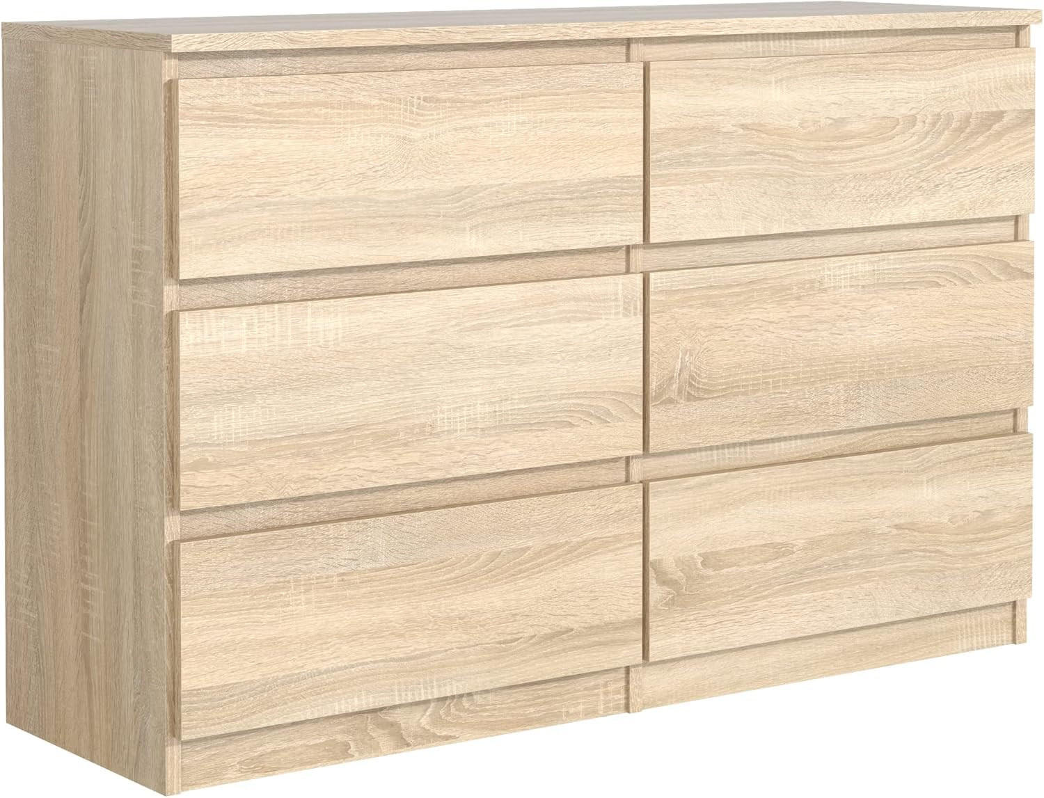 KOMMODE 140 Sonoma oak 138,5x39x78,5 cm - Sonoma Eiche, Holzwerkstoff (138.5/78.5/39cm) - Mobelsta