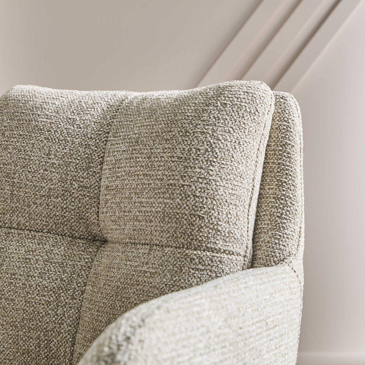 BRIDGE-STUHL mit massivholzbeinen - dante 61/67/86 cm - Beige, Holzwerkstoff (67/86/61cm) - Signature