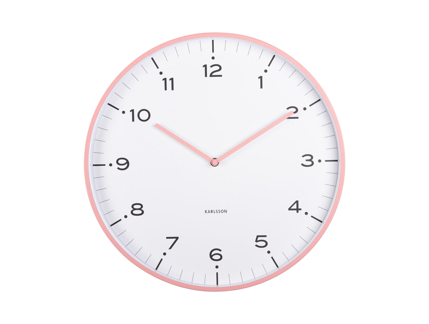 WANDUHR Circus Rings Ø40 cm - Pink, Metall (40/1/40cm) - Karlsson