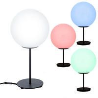 LED TISCHLEUCHTE Metall Schwarz - Schwarz, Glas (25/25/41.5cm)