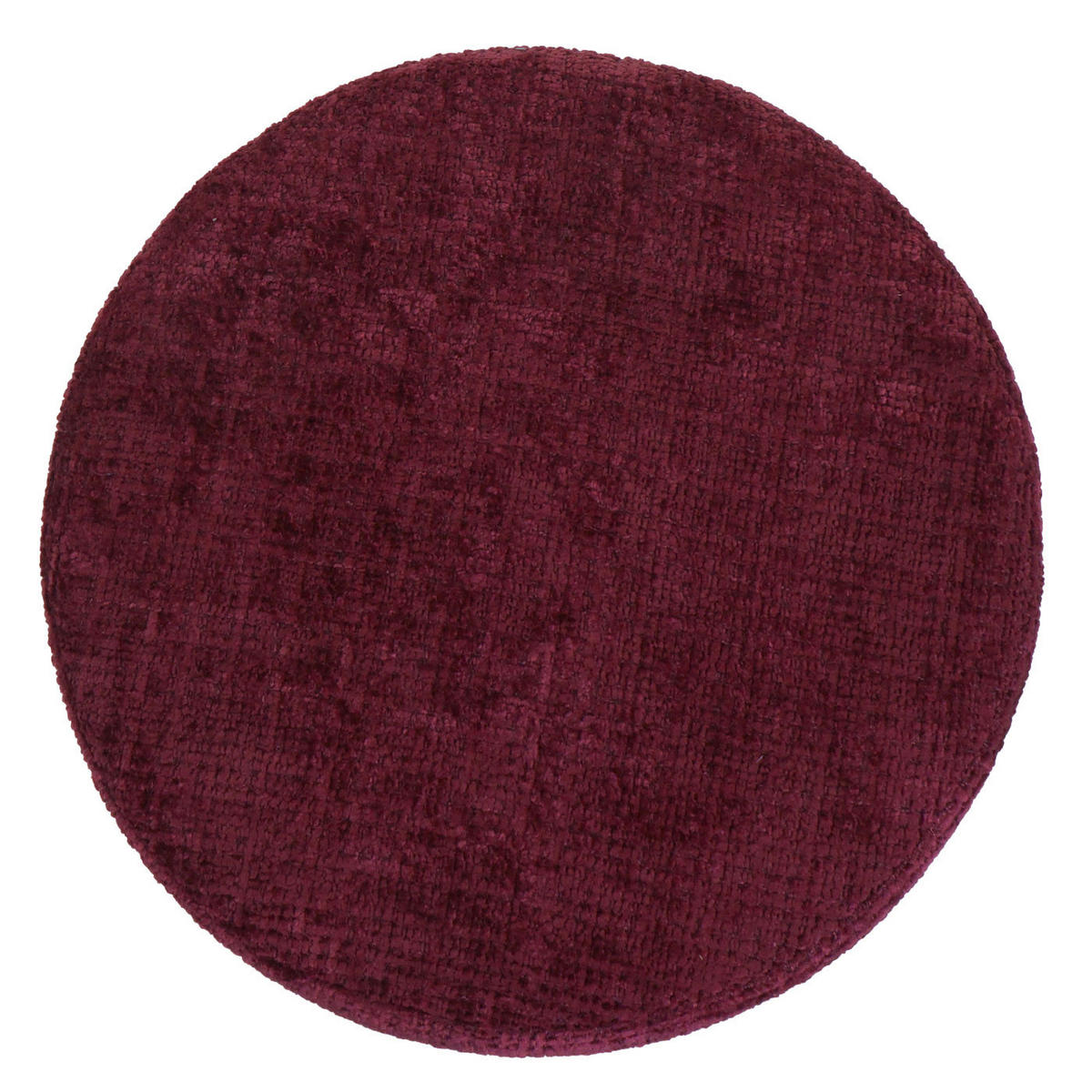 HOCKER 2er-Set höhenverstellbar und drehbar Sitzhöhe 45-57cm Ø 37cm Stoff Chenille Bordeaux - Rot, Textil (37/57/37cm) - PROREGAL