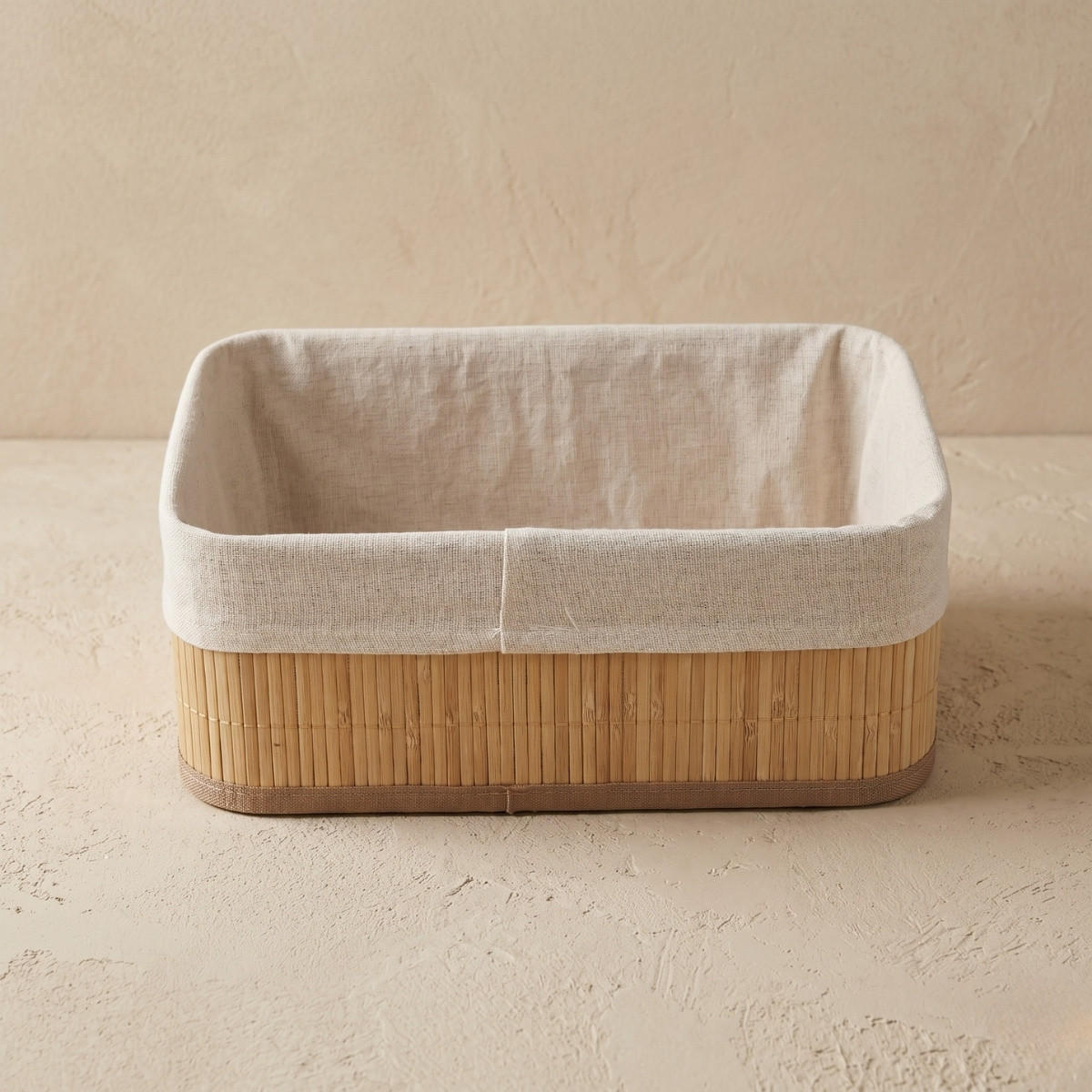 KORB 3er-Set 30/20/13 cm - Beige, Naturmaterialien (20/12/30cm) - BOXIMO