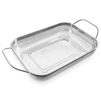 KÜCHENSIEB ANETT Silber 43 x 25 x 9 cm - Silberfarben, Metall (25cm) - Orion 