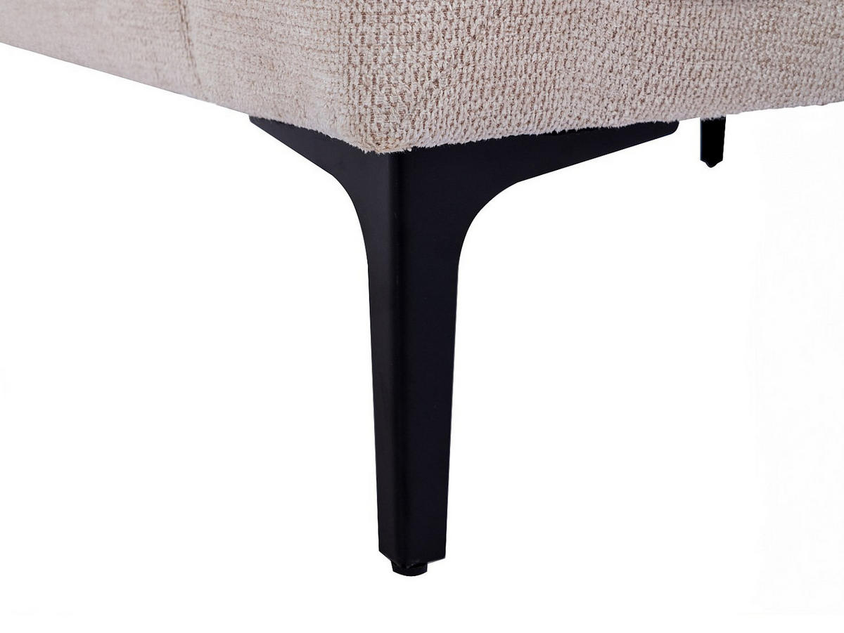 SOFA - 3 Personen - stoff - beige Tormelda - Beige, Textil (194/86/80cm) - Vente-Unique