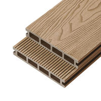 TERRASSENDIELEN SAMANA PREMIUM - Teak, 10m² - Teakfarben, Kunststoff (220/14.6/2.5cm) - Home Deluxe