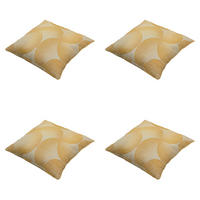 DEKORATIONSKISSEN Napels - Gelb - 50/50/10 cm - 4er-Set - Honig, Textil (50/50cm) - Madison