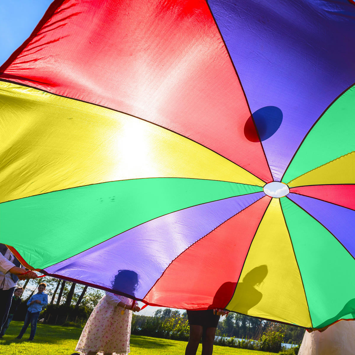 SCHWUNGTUCH - Multicolor, Textil (600/600cm) - Relaxdays