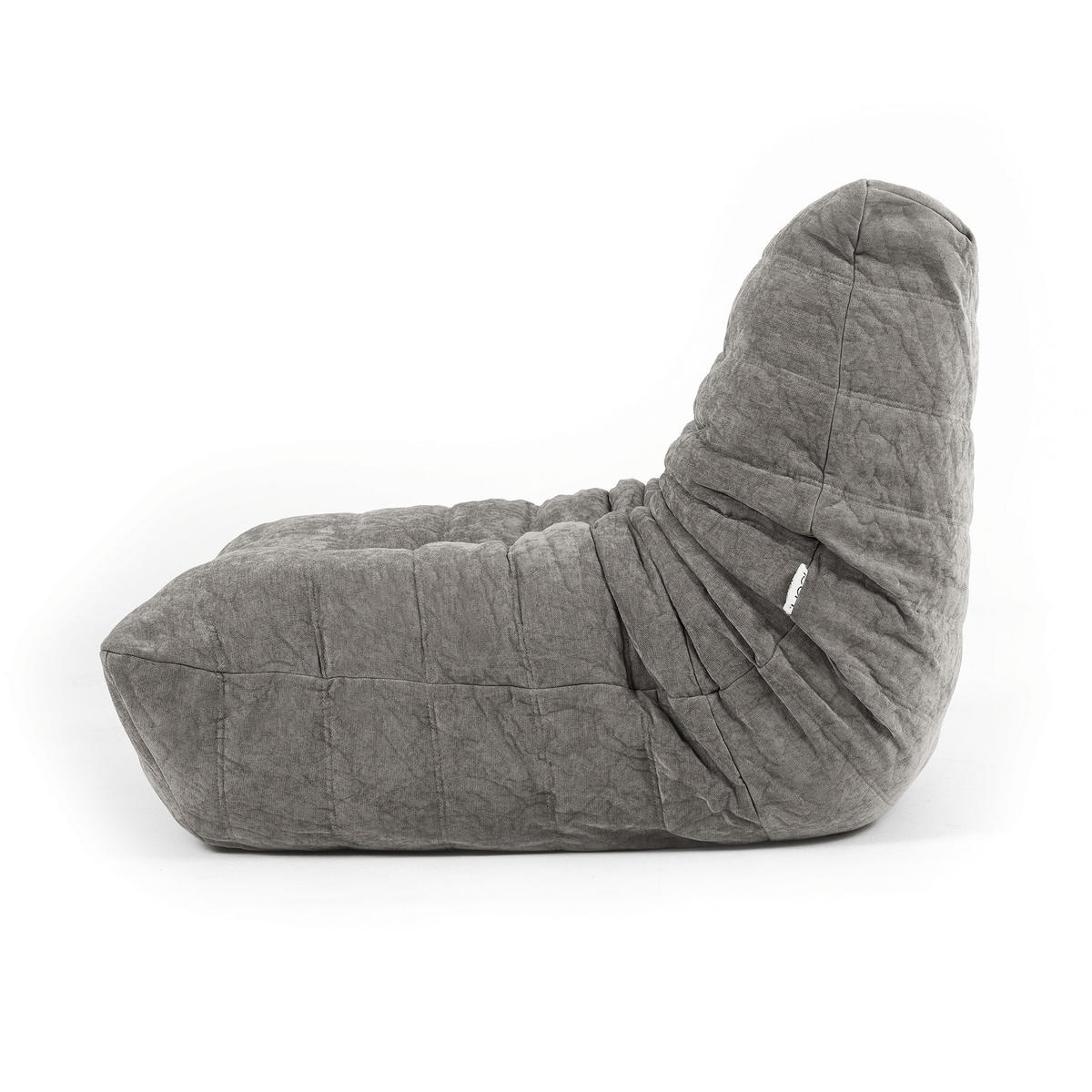 LIEGE-SESSEL Enzo - Hellgrau, Textil (78/32/102cm)