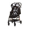 KINDERWAGEN Move on 6 kg schwarz gemustert 6 kg klappbar gefederte Vorderräder verstellbar - Schwarz, Metall (77/49/100cm) - Chipolino