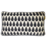 DEKOKISSEN Botanisch Mini gestrickt Anthrazit 35x60 - Anthrazit, Textil (60/35/12cm) - Malagoon