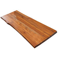 TISCHPLATTE ESRA - Cognac/Braun, Akazienholz/Holz (100/200/3cm) - SAM