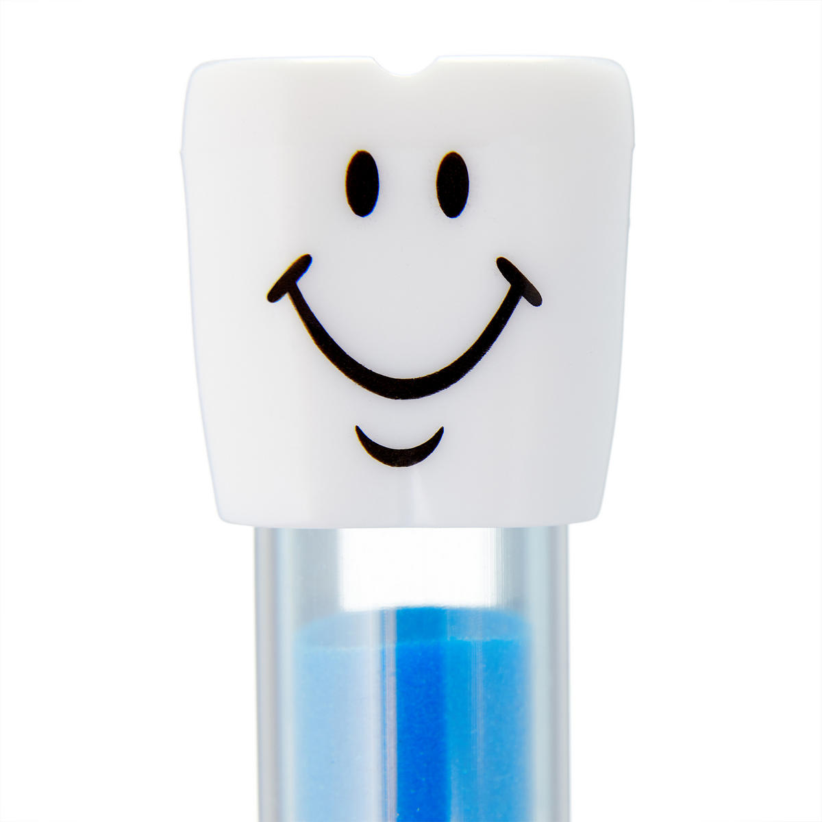 10XZAHNPUTZUHR - Multicolor, Glas/Naturmaterialen (2.5/10/2.5cm) - Relaxdays