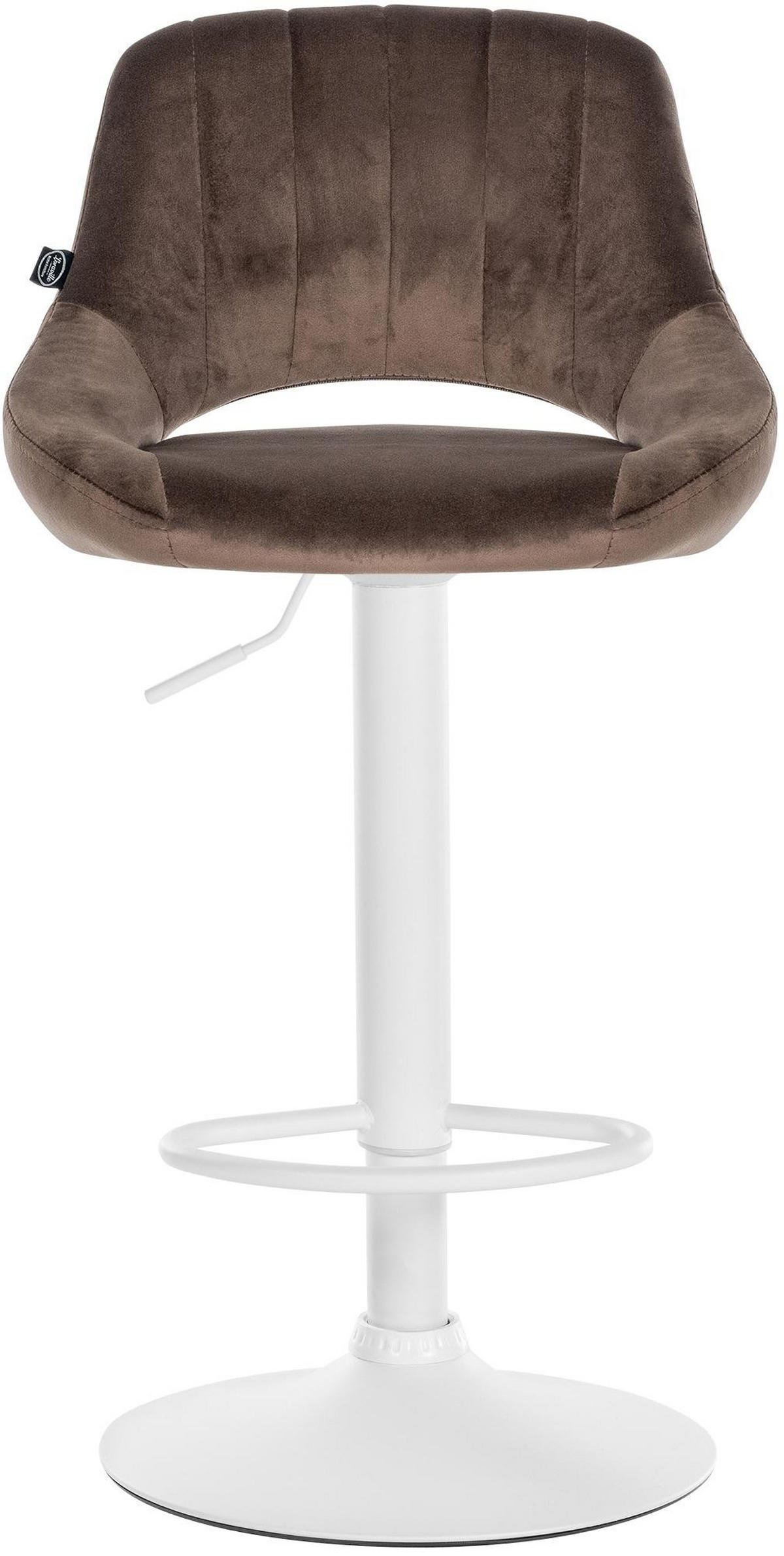 BARHOCKER Milet 48x47x85 cm braun - Braun, Textil (47/85/48cm) - furnicato