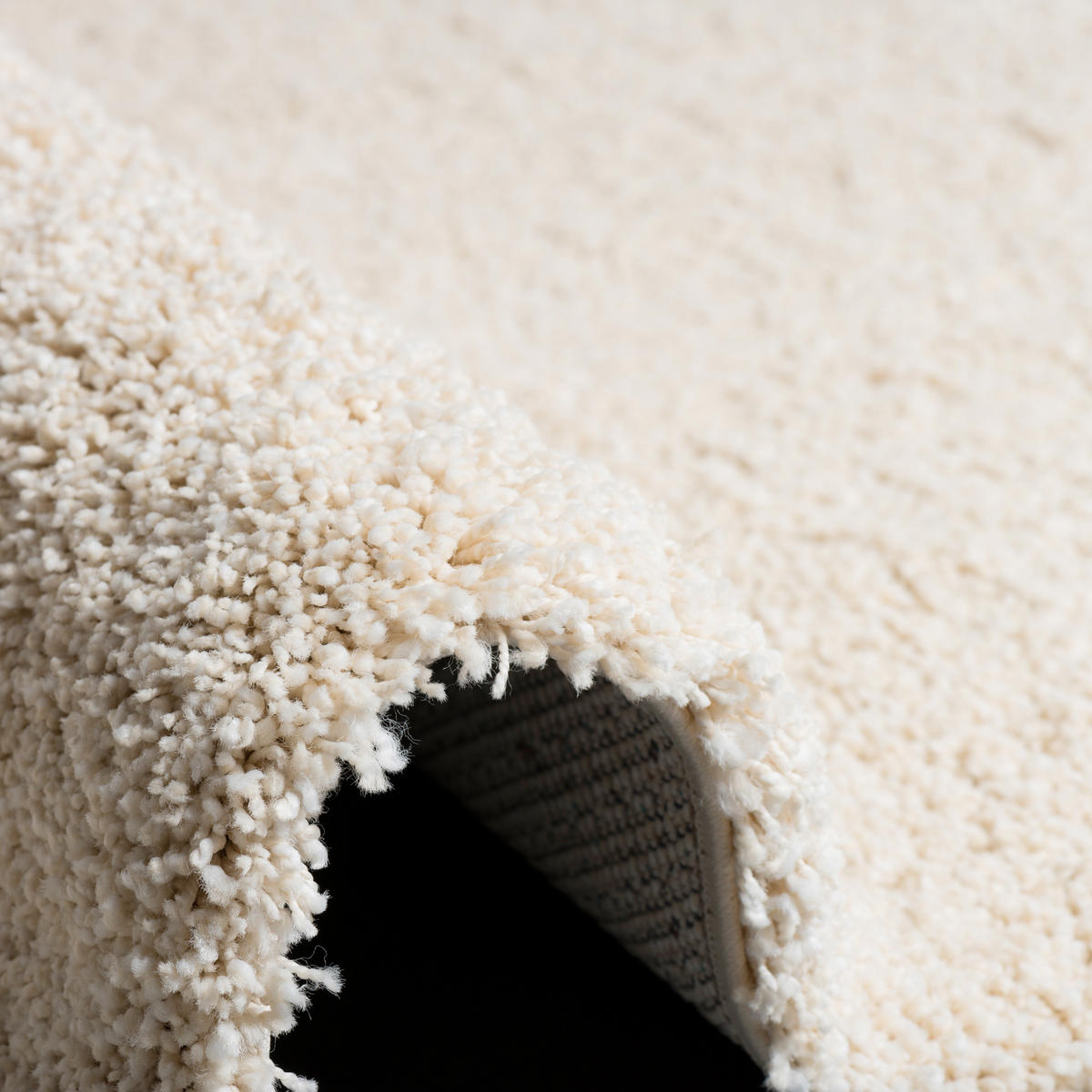 HOCHFLOR LANGFLOR SHAGGY TEPPICH LUXURY - Ecru, Textil (120/170cm) - Pergamon