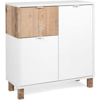 KOMMODE Menorca 79/86/35 cm Old Style,Weiß - Weiß, Holzwerkstoff (79/86/35cm) - Finori GmbH